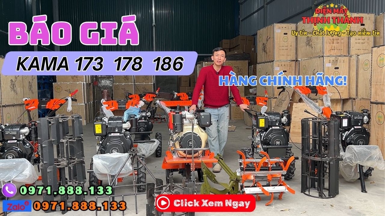 Báo Giá Chi Tiết & Hướng Dẫn Sử Dụng Máy Xới Đất KaMa Tháng 2 Năm 2026