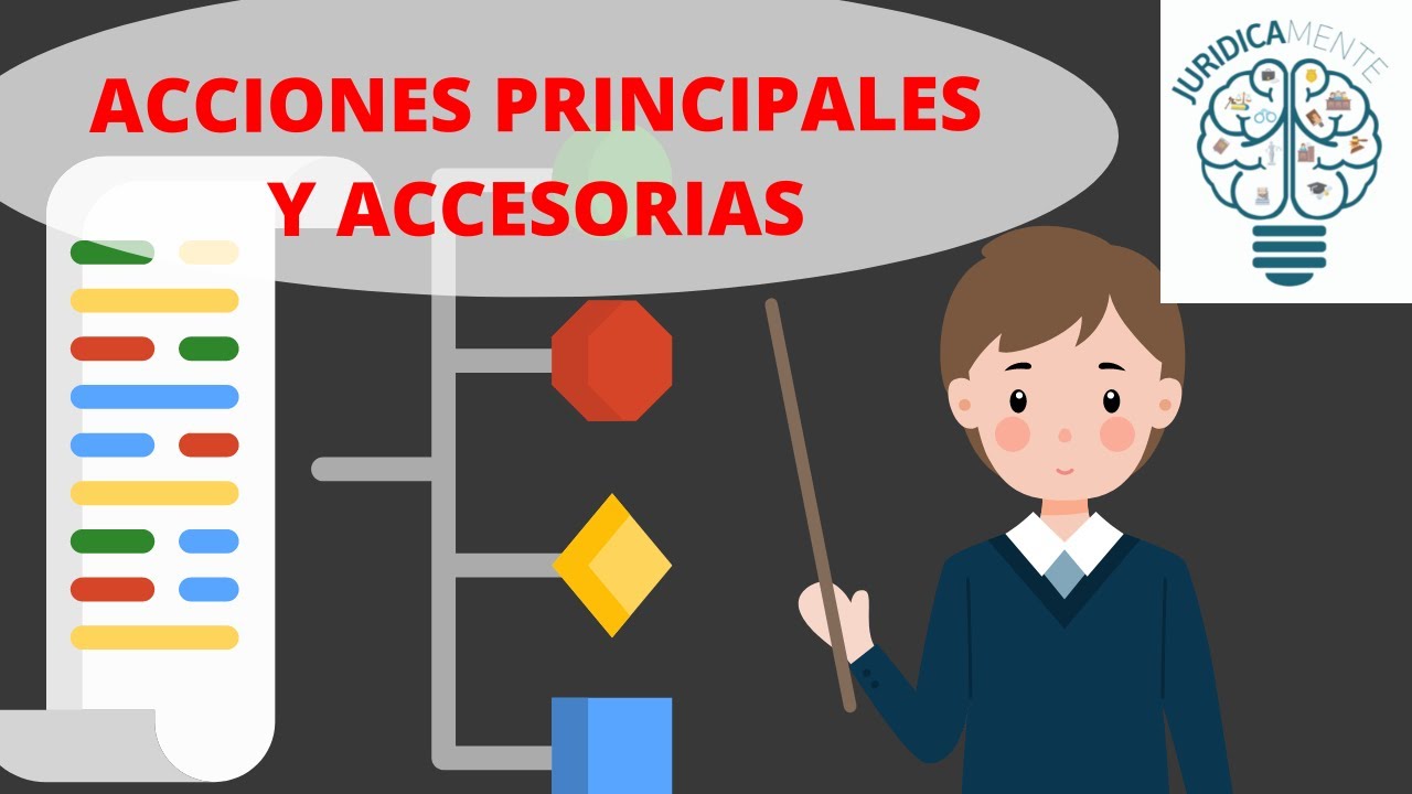 ACCIONES PRINCIPALES Y ACCESORIAS