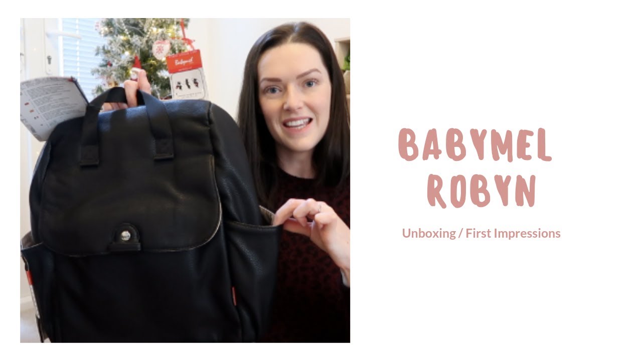 BABYMEL ROBYN CHANGING BAG UNBOXING