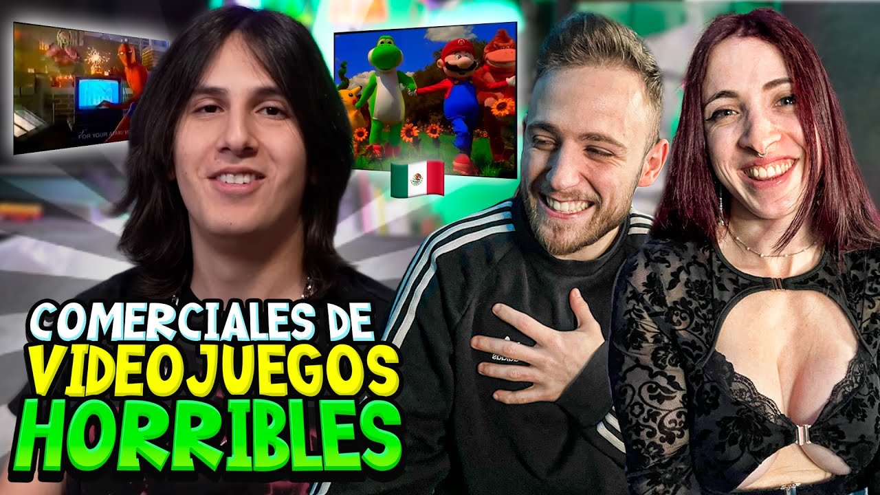 ESPAÑOLES REACCIONAN a MISSASINFONIA -Los COMERCIALES de VIDEOJUEGOS eran HORRIBLES!