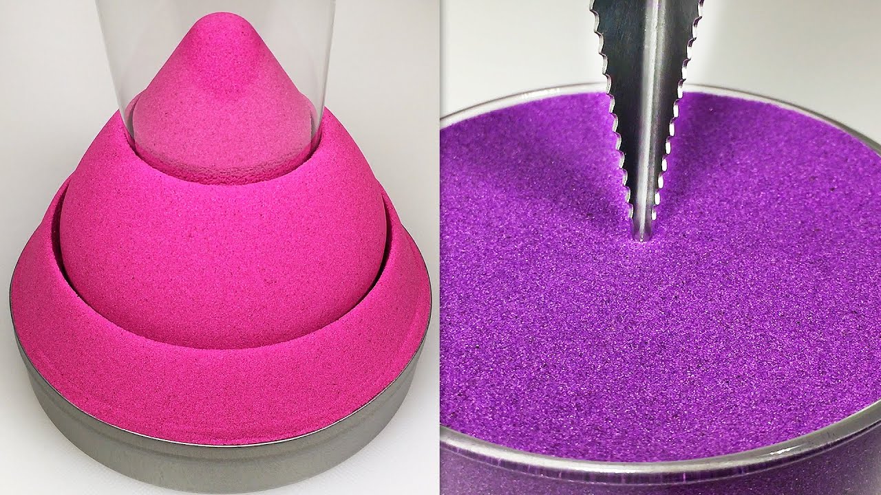 Very Satisfying and Relaxing ASMR 198 Kinetic Sand