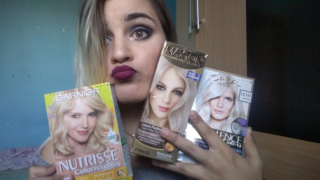 TINTAS PARA PLATINAR: L'OREAL FETICHE 12.111  MAXTON 12.11, GARNIER  121 ULTRA BEGE CLARO