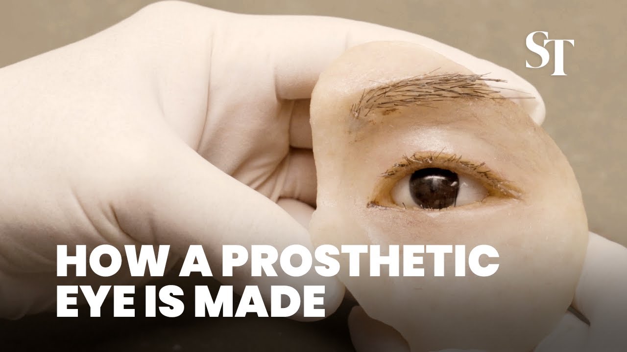 How a prosthetic eye is made