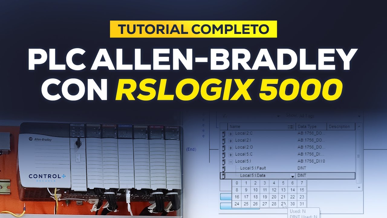 ¿Cómo programar PLC Allen-Bradley con RSLogix 5000 DESDE CERO?