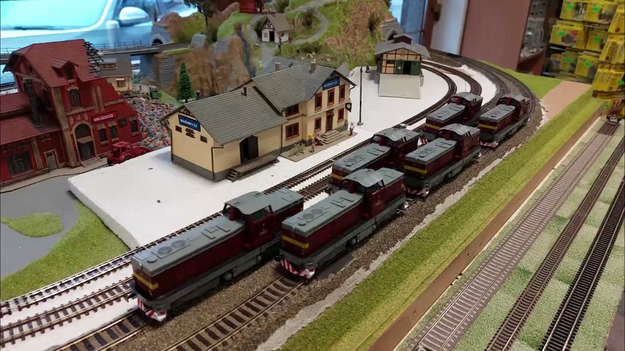 Pilštyk   Dieselová lokomotiva ČSD T466 0221 analog + ozvučený model HO Zvuk Jacek projekt 735  MTB