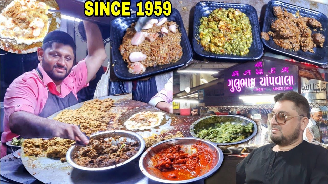 Gullu Bhai ki Naan Chap in Surat | Street Food India | Surat Street Food Non Veg