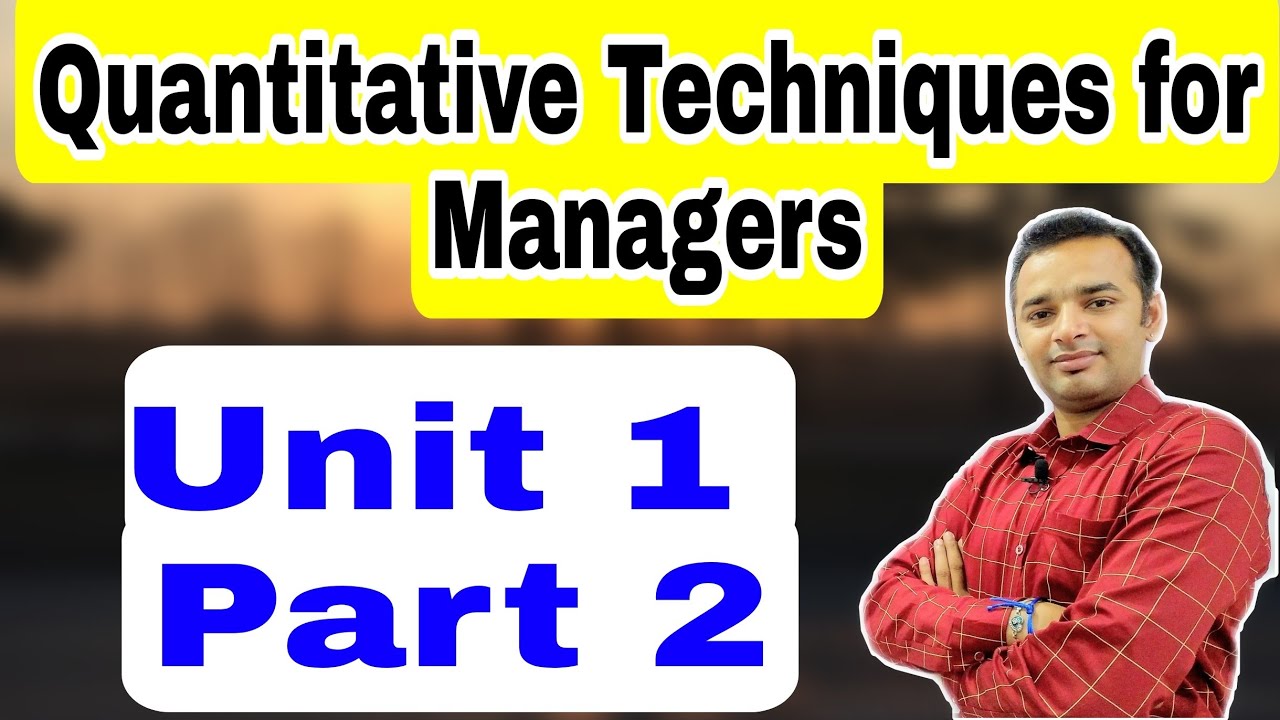 Quantitative Techniques for Managers | Unit 1 Part 2| Decision Under Uncertainty | QTM | MBA | BBA
