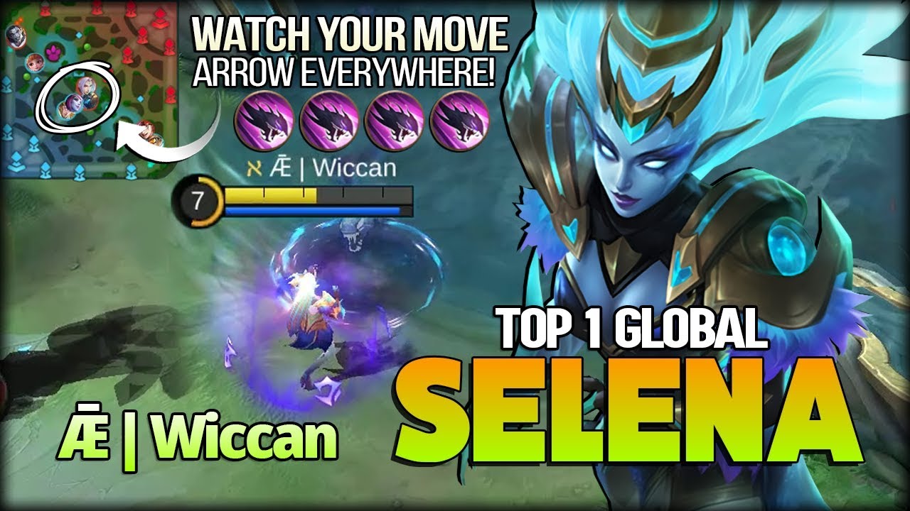 Watch You Move! Unpredict Arrow Everywhere. Ǣ | Wiccan Top 1 Global Selena - Mobile Legends