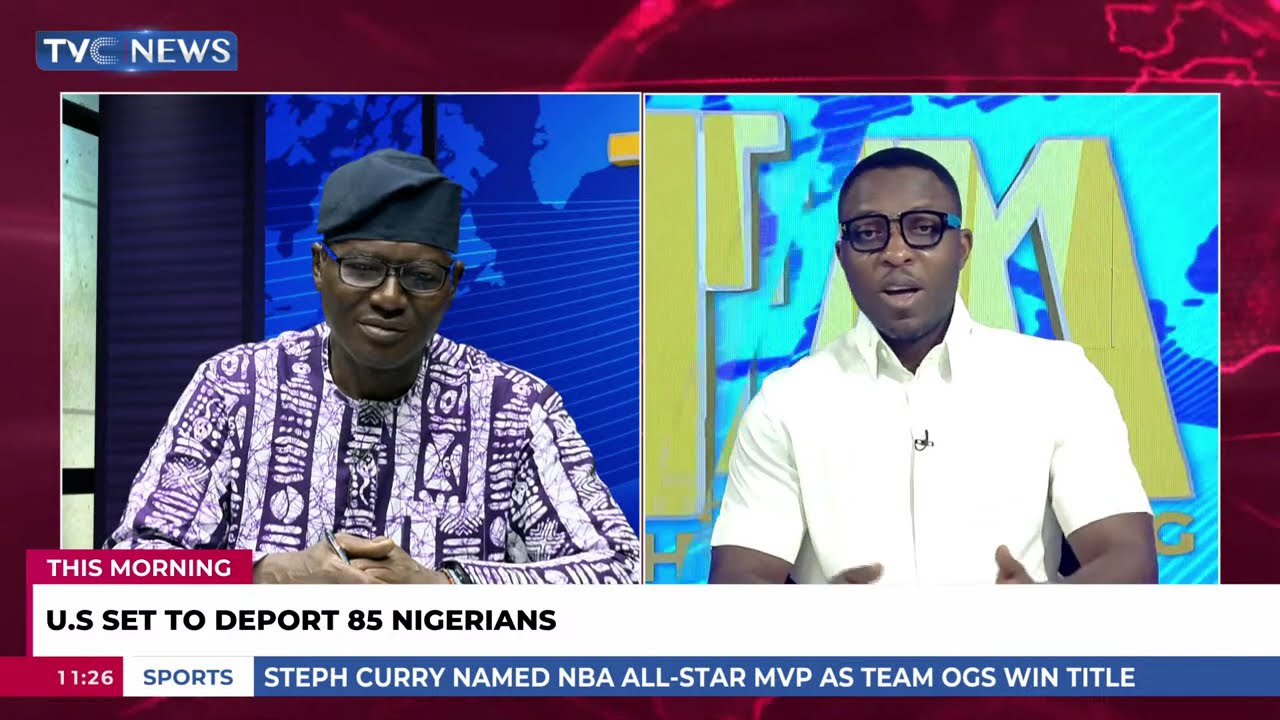 This Morning: U.S. Set To Deport 85 Nigerians