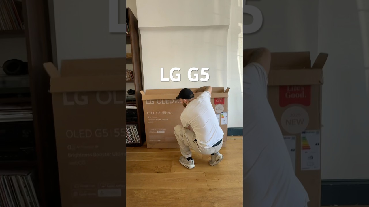 Installing the LG G5&hellip; because walls deserve art too. #LG #NewTV #2025 #MustHaves