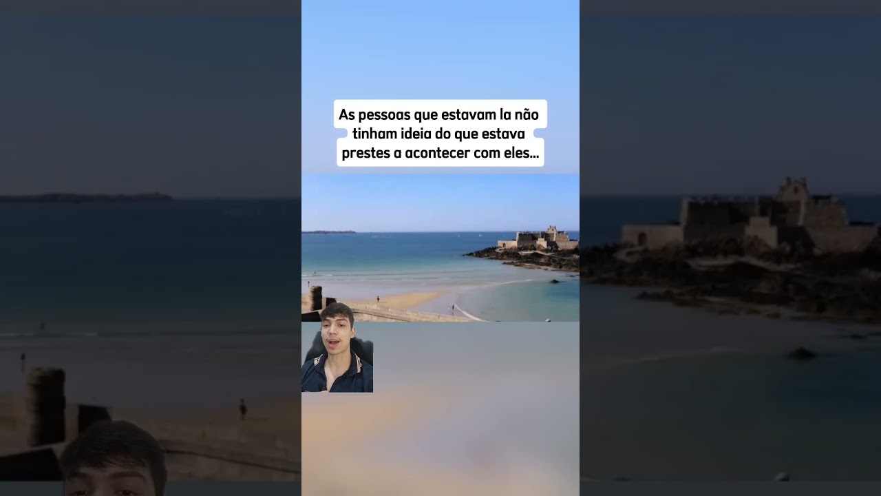 Os tsunamis mais assustadores capturados por c&acirc;meras  #curiosidades #scary #horrorshorts #medo
