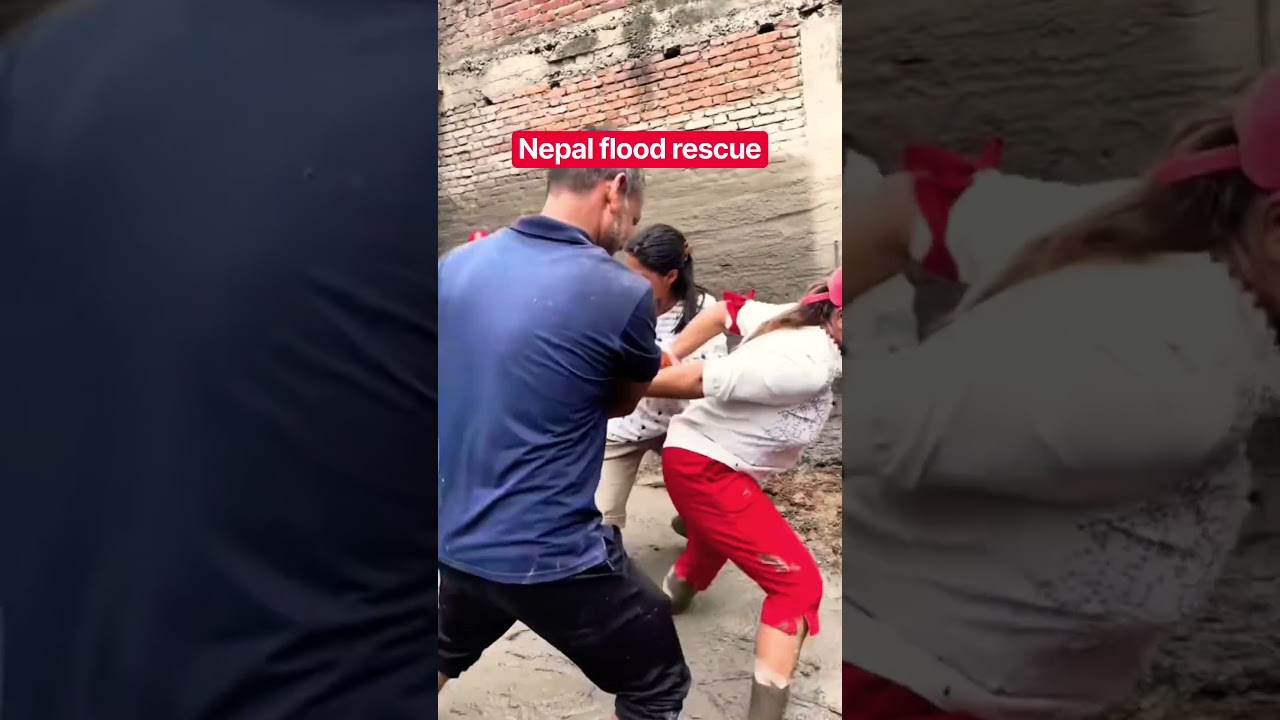 Nepal flood rescue #nepal #india #highlights #nature