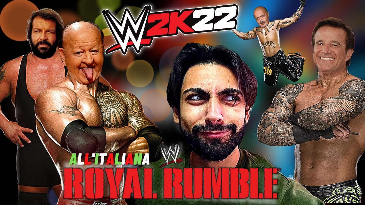 ROYAL RUMBLE ALL'ITALIANA! (VIP E PERSONAGGI TRASH ITALIANI) | WWE 2K22