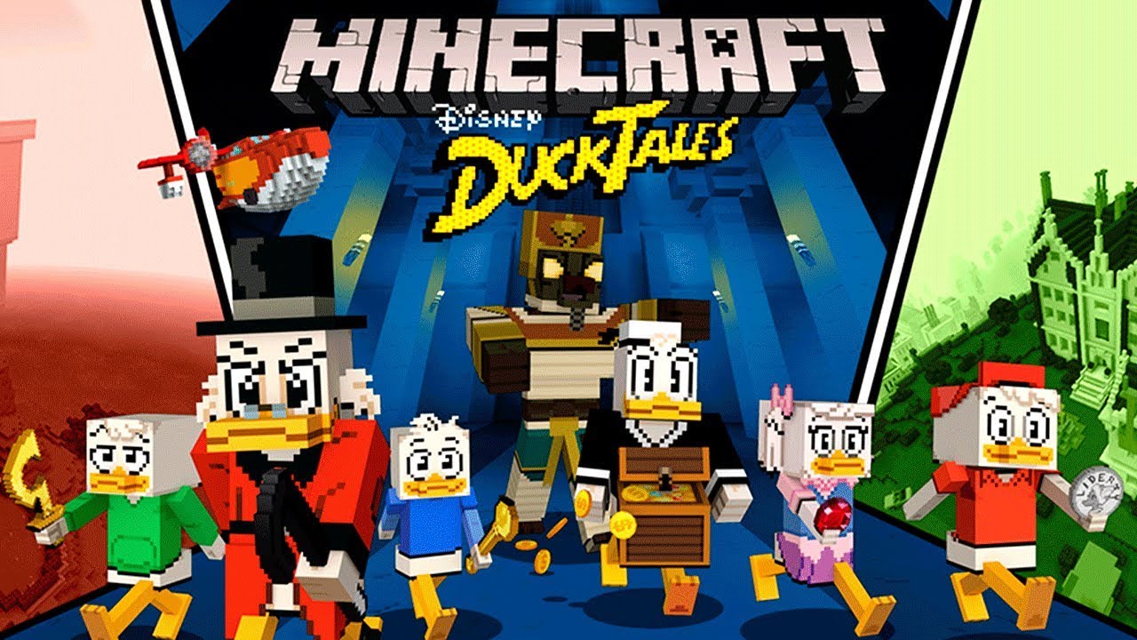 O MAPA DE DUCKTALES NO MINECRAFT (Disney, Tio Patinhas e Pato Donald)