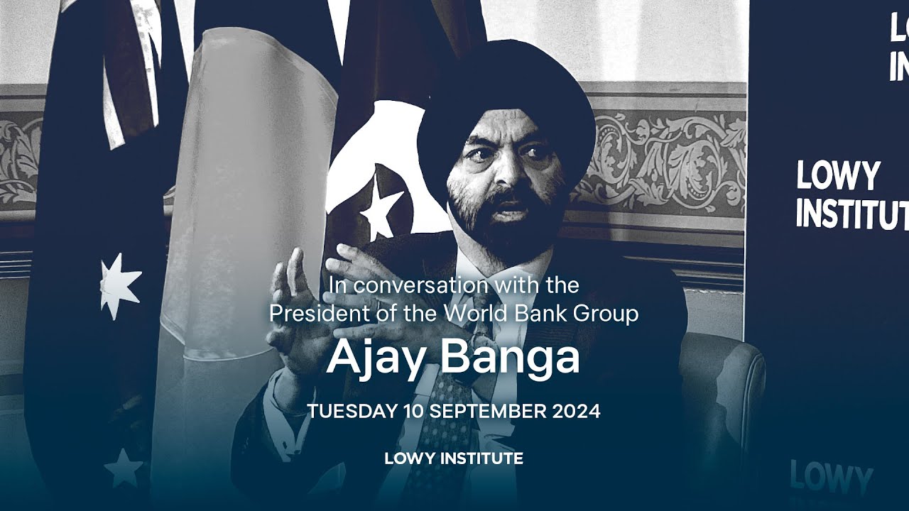 In conversation with the President of the World Bank Group, Ajay Banga
