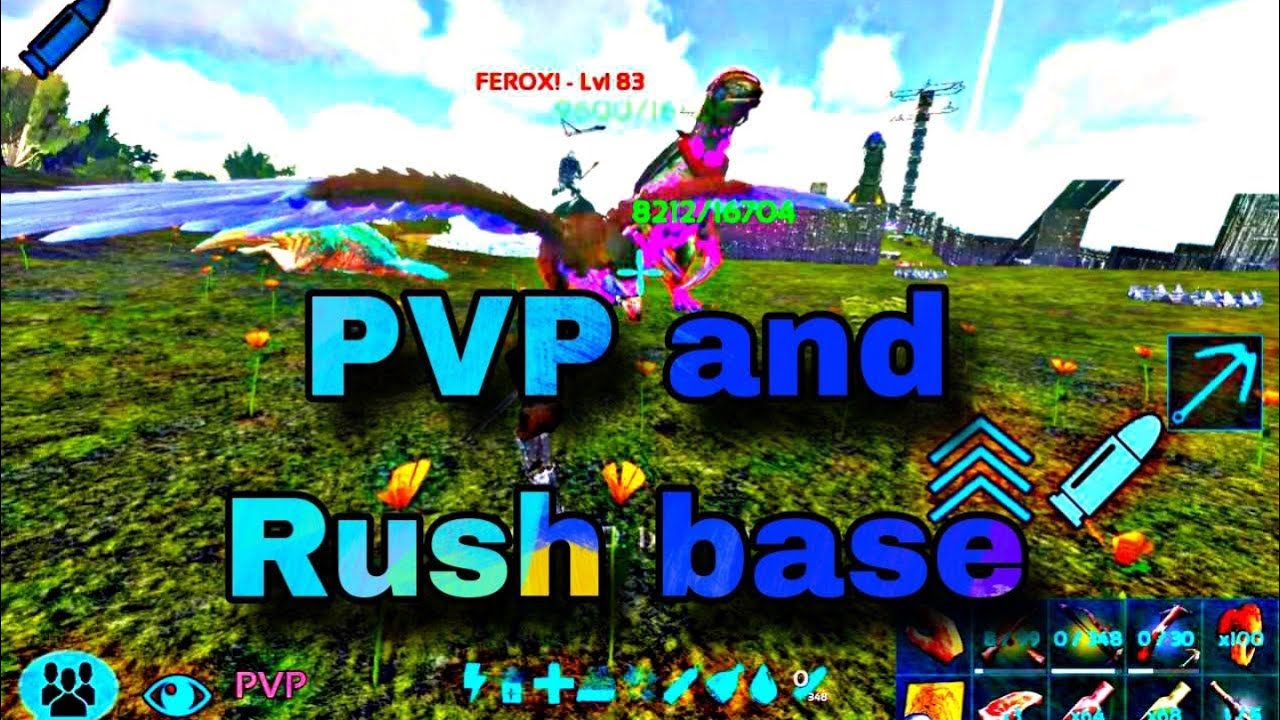 Building a Fob and attacking the base - Ark Mobile Legit Server Bob play Pvxc
