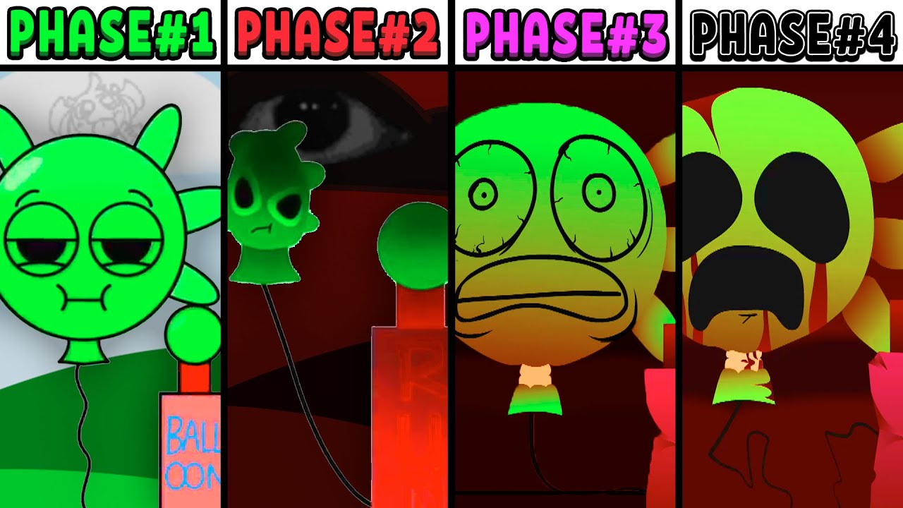 All Phases in New Incredibox Sprunki 4 of Bally: From Phase 1 to Phase 4