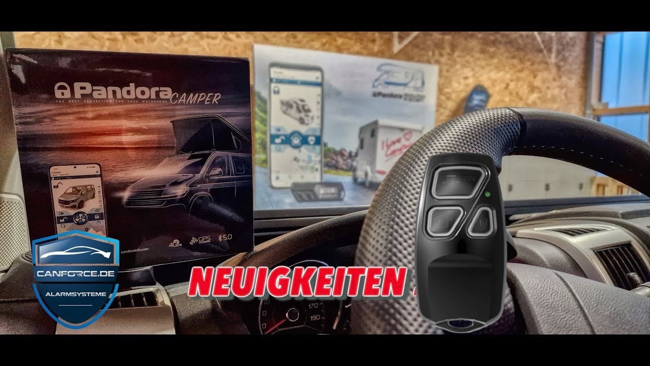 🎉PANDORA ALARMANLAGE: CAMPER V3 NEUE FERNBEDIENUNG | Beste Wohnmobil Alarmanlage Einbauen
