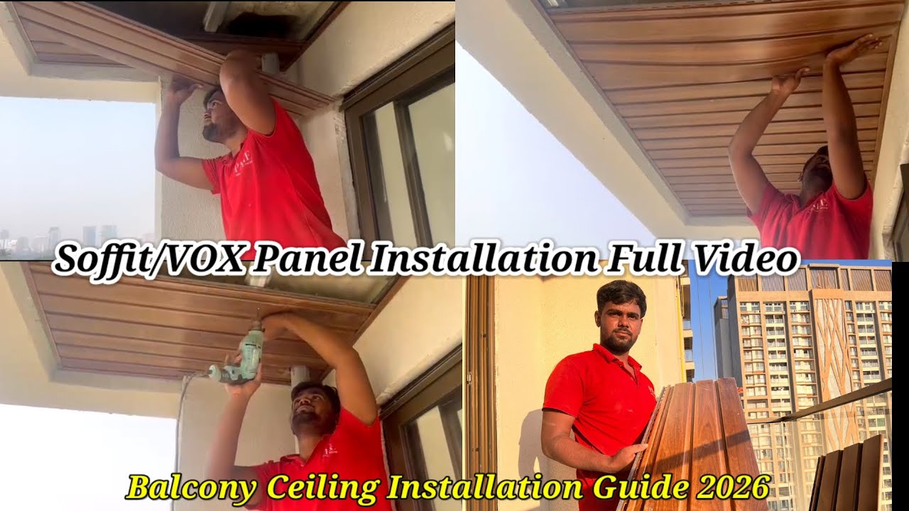 Soffit/VOX Panel Installation Full Video ✅ Soffit Ceiling Installation Guide 2026 #falseceiling #pvc