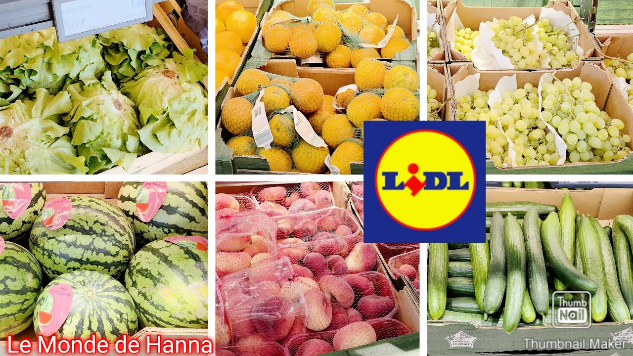 LIDL FRANCE ARRIVAGE 10-07 FRUITS ET LÉGUMES