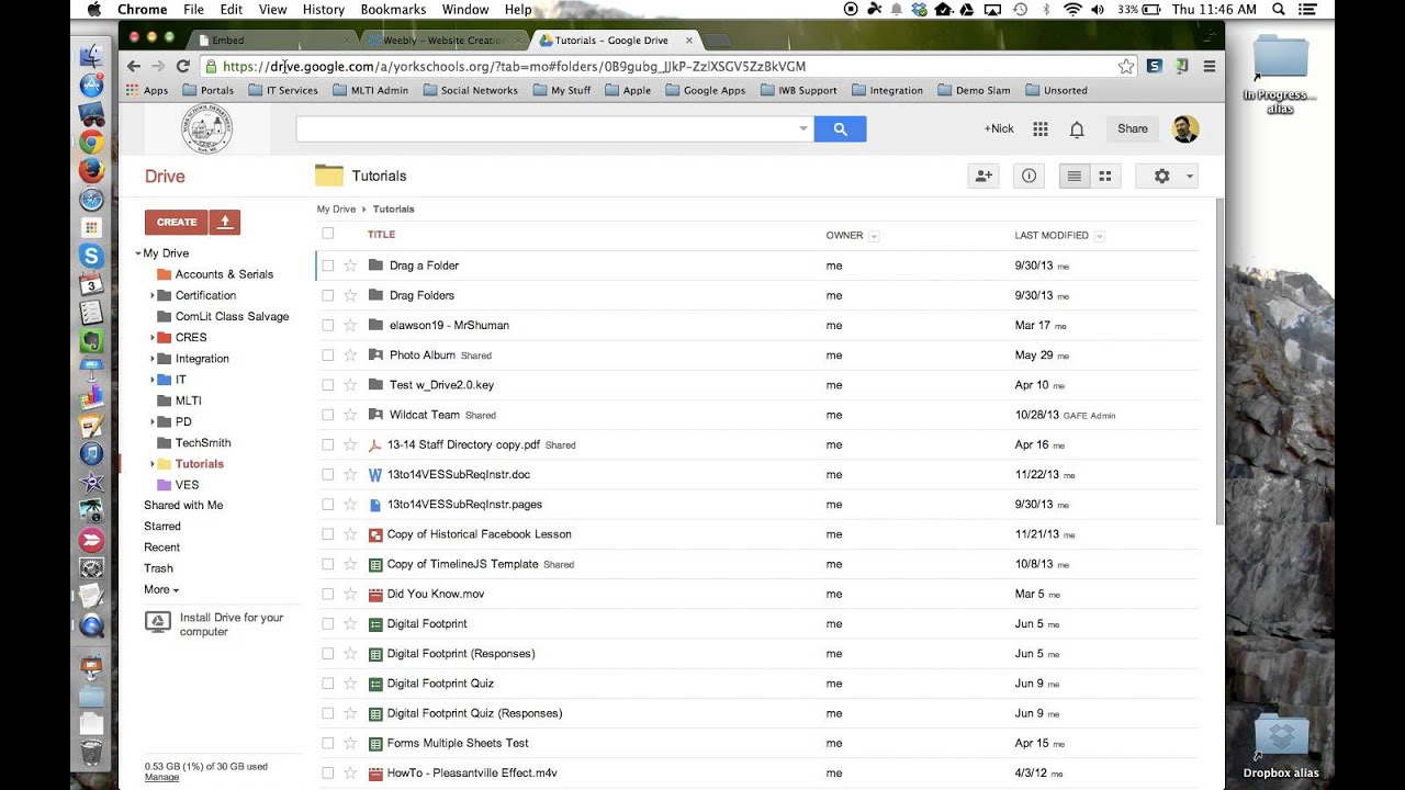 HowTo - Embed a Google Drive Folder