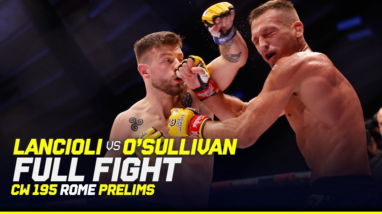 REPRESENTING DUBLIN ☘️ 🇮🇪 | Manuel Lancioli VS. Alexander O'Sullivan | CW 195 Rome FULL FIGHT