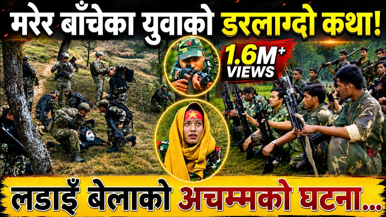 🇳🇵यस्तो पनि हुदोरहेछ...शाही नेपाली सेनाले घेरा हालेर यस्तो आ क्रमण गरे पनि आखिर कसरी बचे यी युवा ?