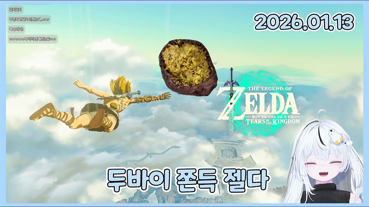 26.01.12 쫀득쫀득 젤다 1알차에요 [젤다의 전설 : 왕국의 눈물]🫧