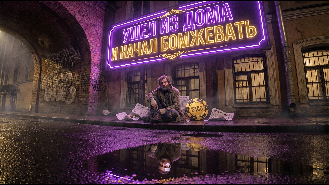 УШЕЛ ИЗ ДОМА И НАЧАЛ БОМЖЕВАТЬ / Лудоманы, игроки / Казино / Рулетка /Ставки на спорт