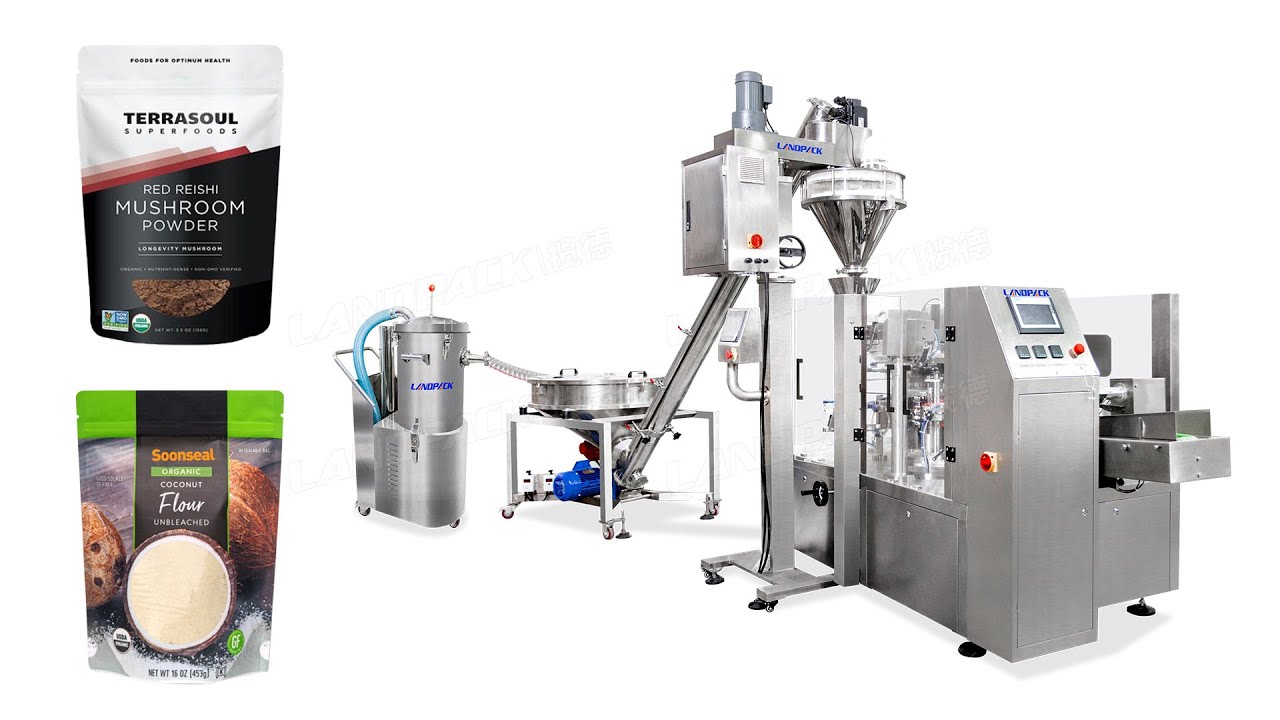 Automatic Powder Pre-made Pouch Doypack Filling Machine