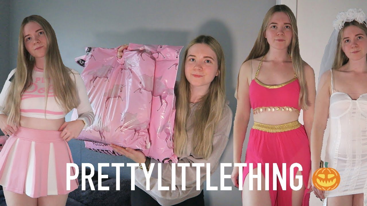 PRETTY LITTLE THING HALLOWEEN COSTUME TRY ON HAUL 2022 🎃