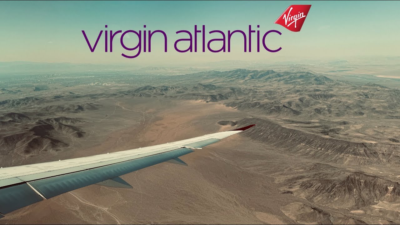 Virgin Atlantic 787-9 Dreamliner Landing Las Vegas