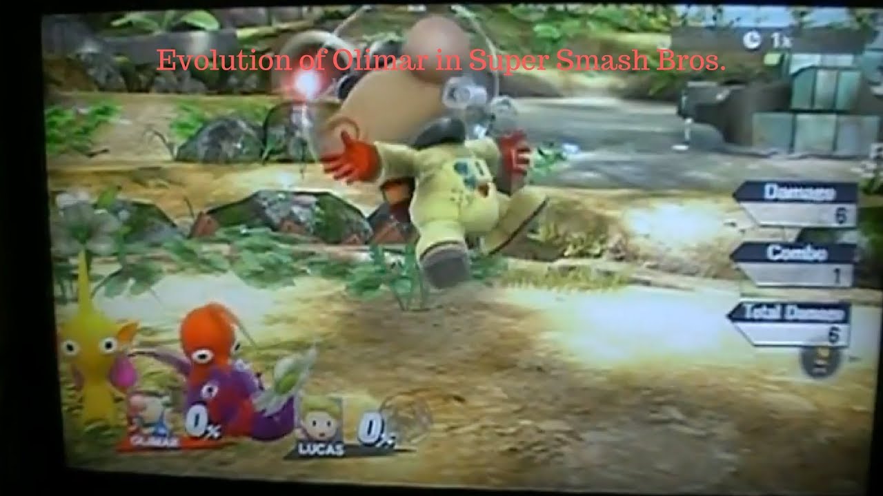 Evolution of Olimar in Super Smash Bros (Graphics, Moveset, Sound Clips Animations & More!)