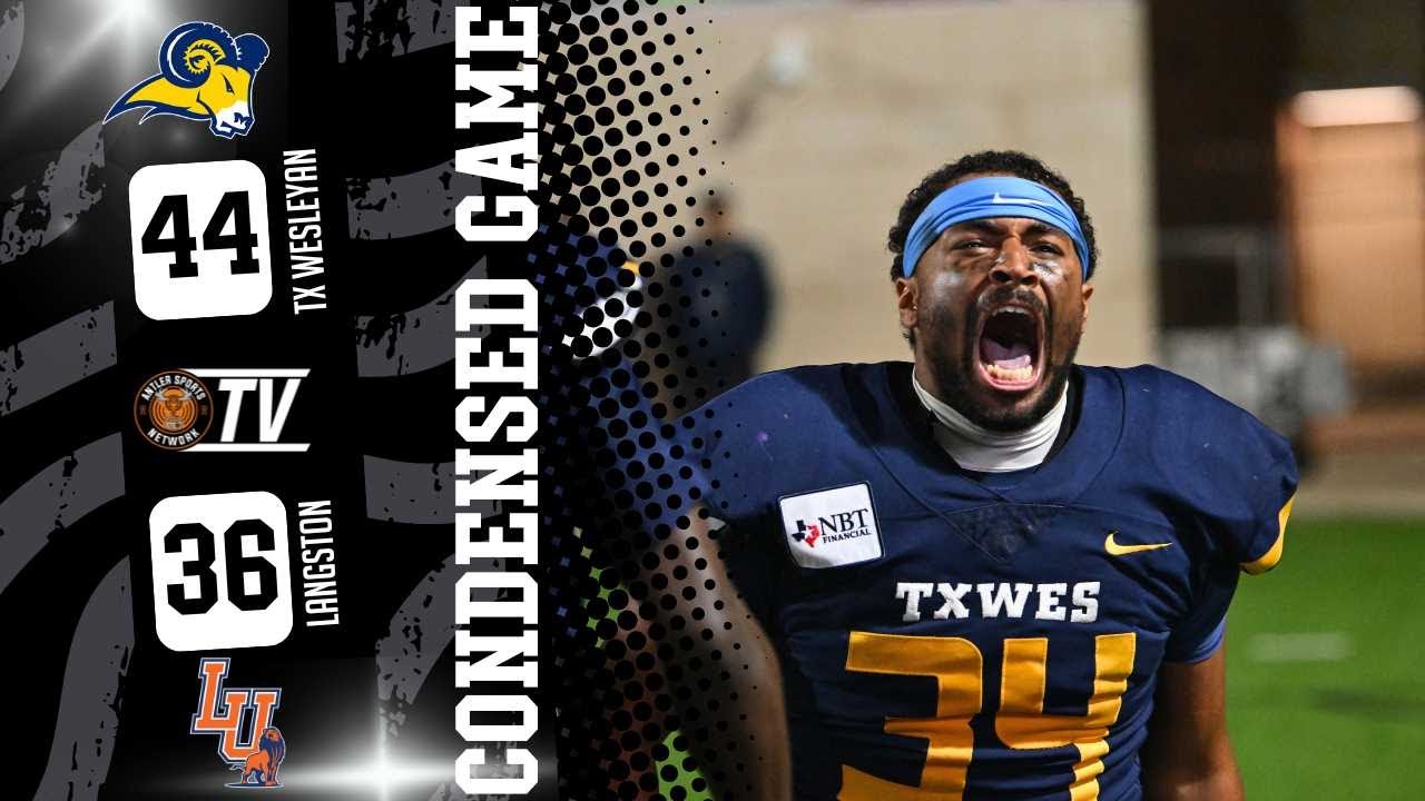 CFB Condensed Game: #25 Texas Wesleyan vs. Langston