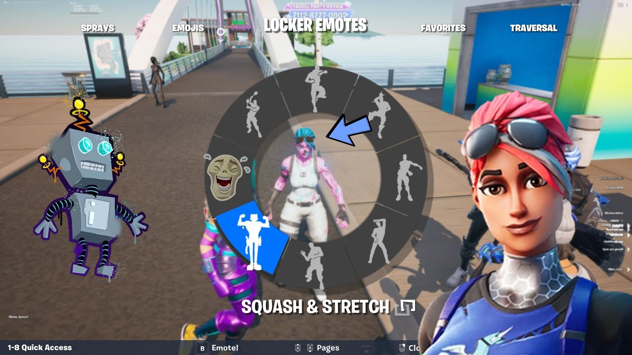 Tricking Dev Accounts To Do Built-In Emotes in Party Royale😂