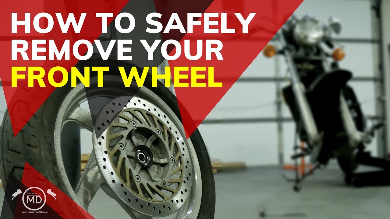 Motorcycle Front Wheel Removal