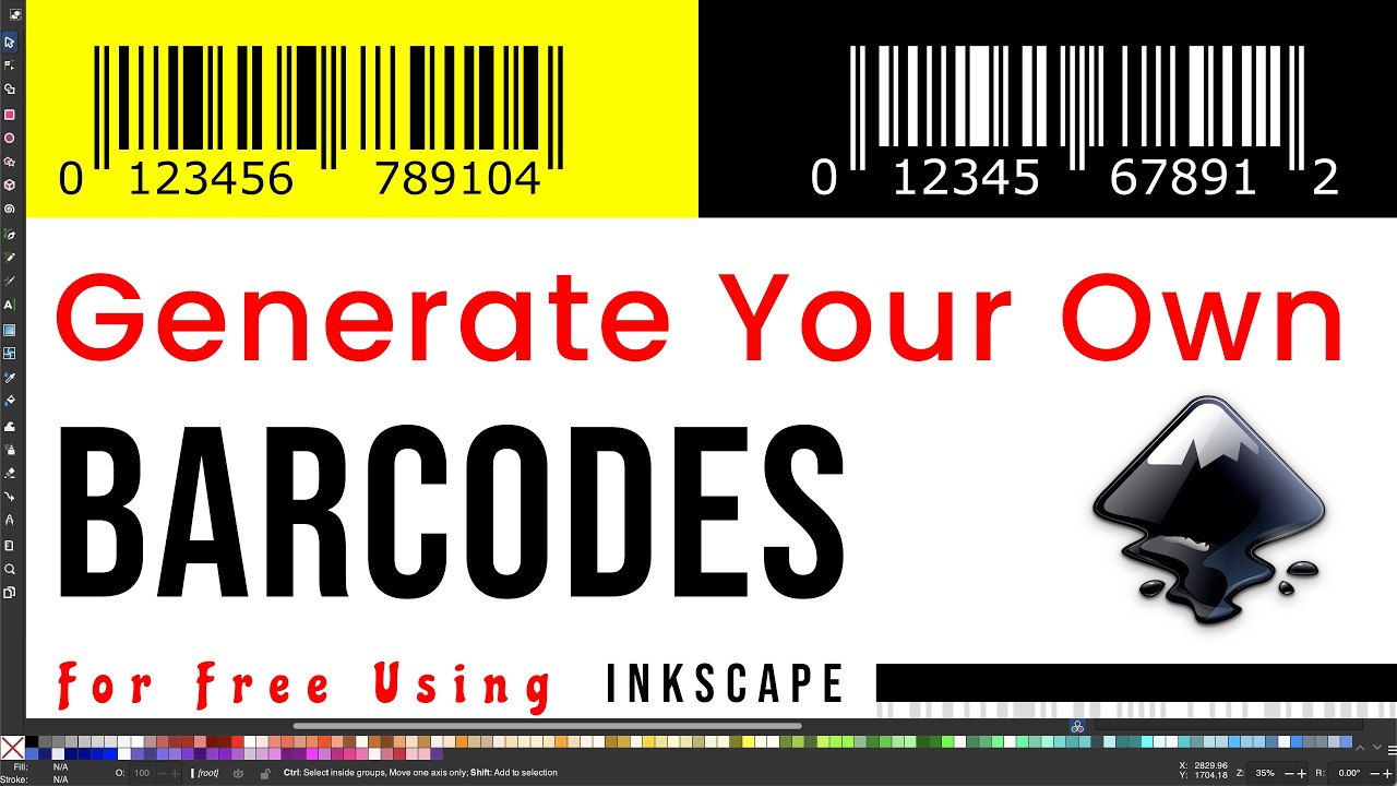 How to Create Barcode for Free Using Inkscape &bull; A Step-by-Step Tutorial on Generating Barcodes