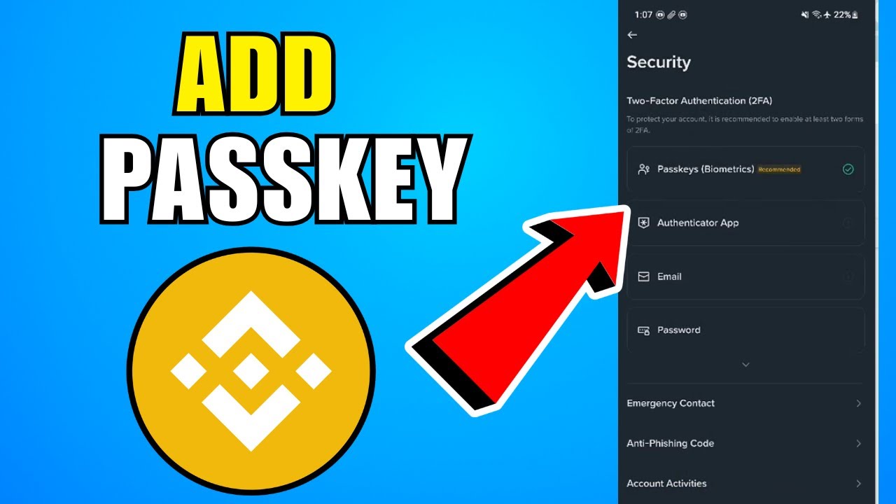 How To Add Passkey To Binance (2026) (Complete Guide)
