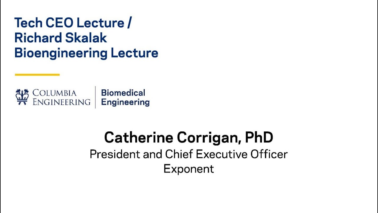 Tech CEO Lecture Series: &ldquo;Injury Biomechanics: From Research to Reconstruction&rdquo;