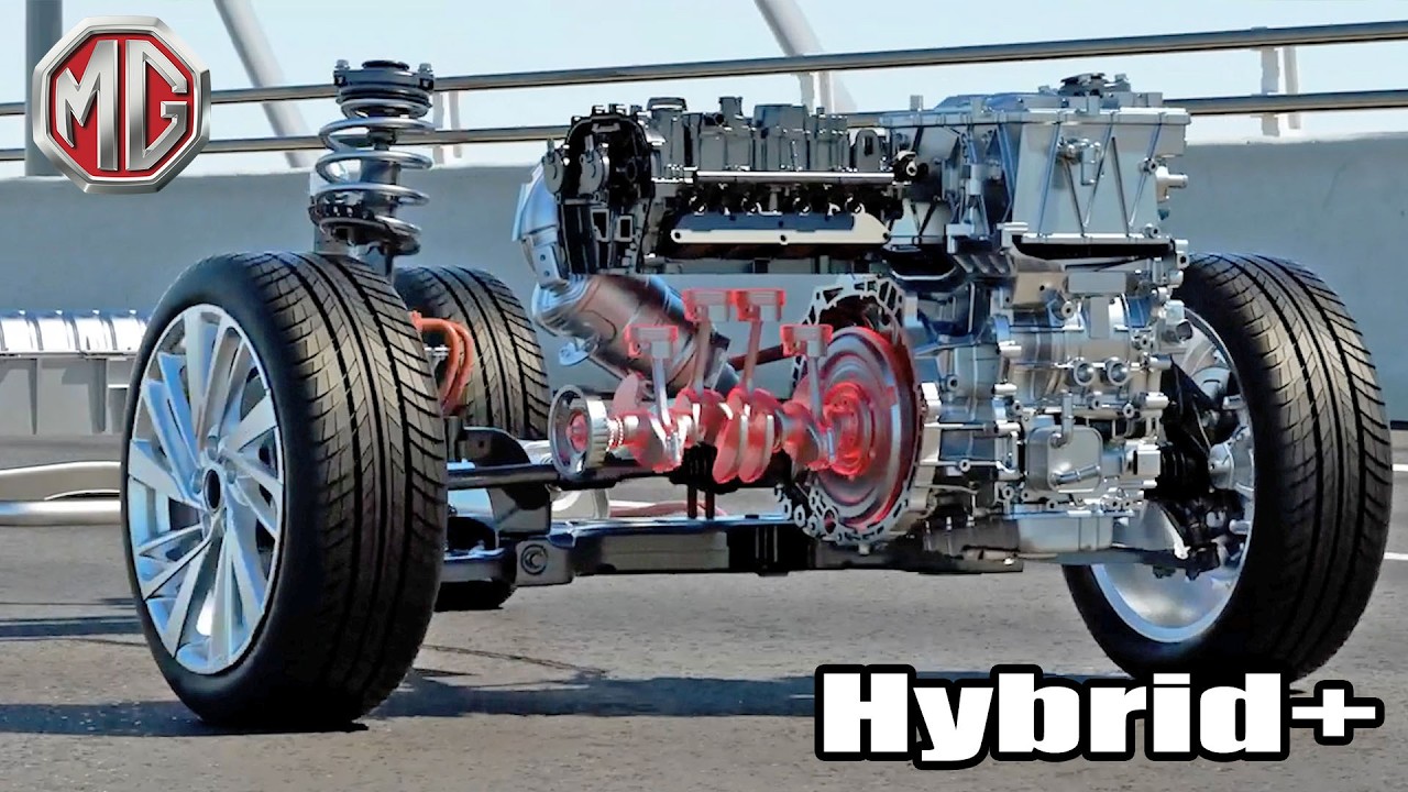 Анимированное объяснение системы MG Hybrid+