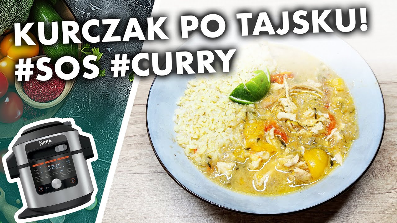 Kurczak w Tajskim Sosie Curry: Szybki i Smaczny Obiad! #Curry #Kurczak #Tajski