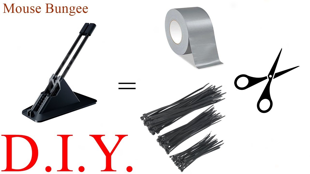 How to make CHEAP D.I.Y. Mouse BUNGEE!