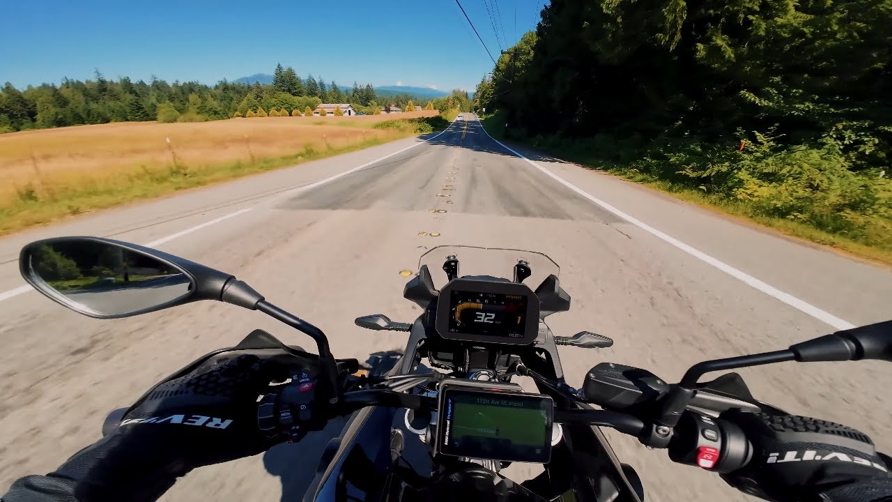 BMW F750GS | Snohomish Country Road | Washington [4K]