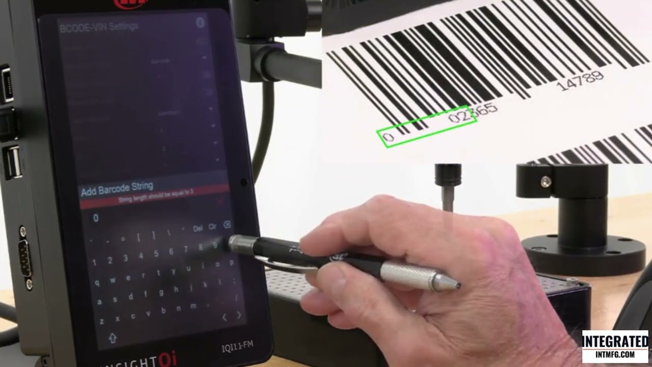 How to use Barcode Scanner | INSIGHT iQi Controller Tutorial