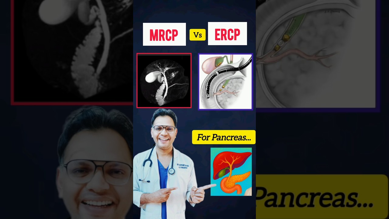 Difference between MRCP and ERCP #mrcp #ercp #medicine #gastroenterology #neetpg #fmge