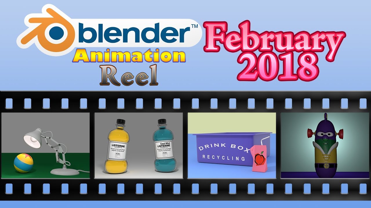 Blender Animation Reel (February 2018)