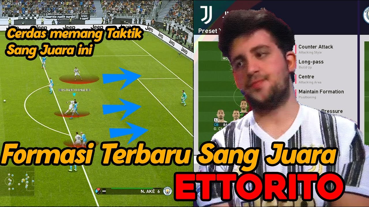 PES 2021 | Inilah Formasi Sang Juara Ettorito Terbaru