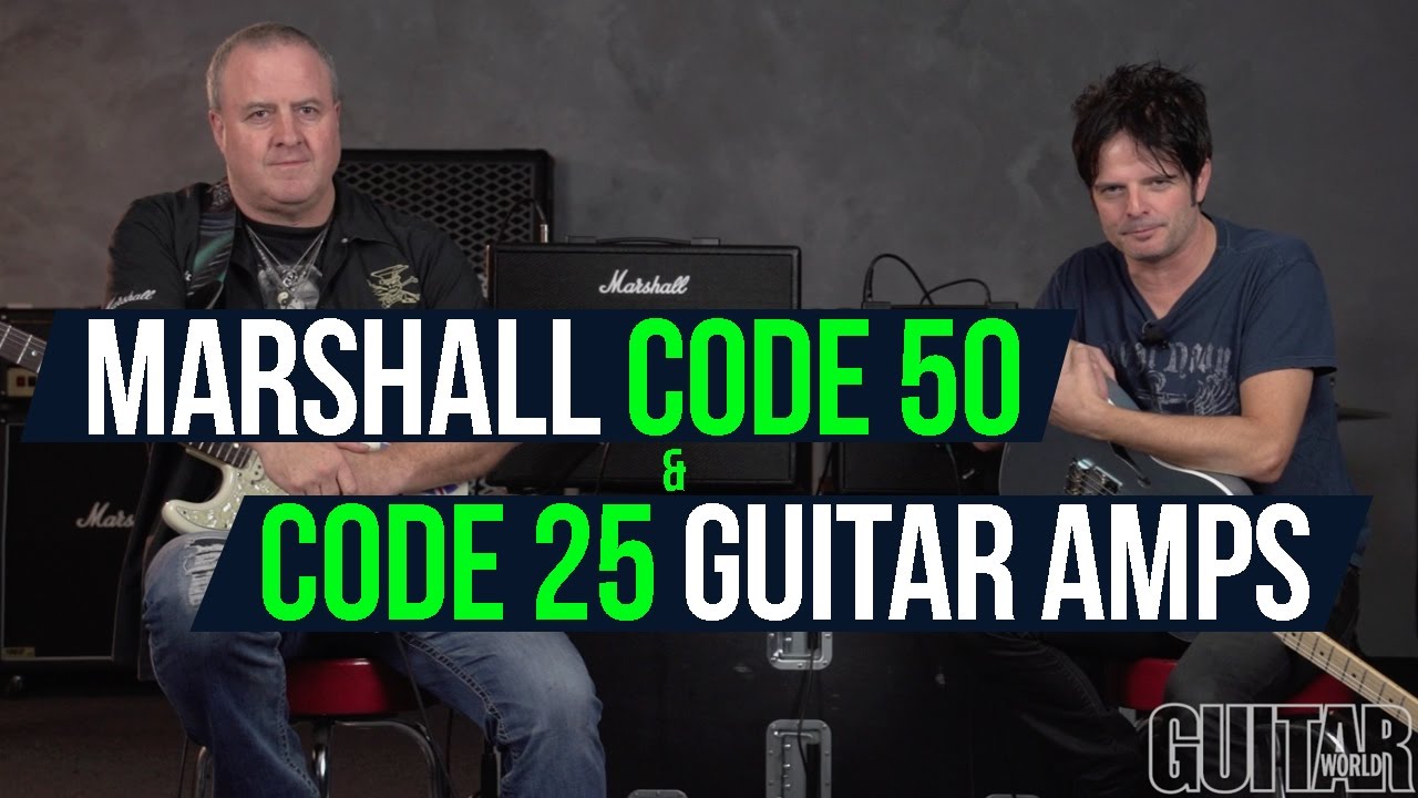 Marshall Code 50 & Code 25 Guitar Amps