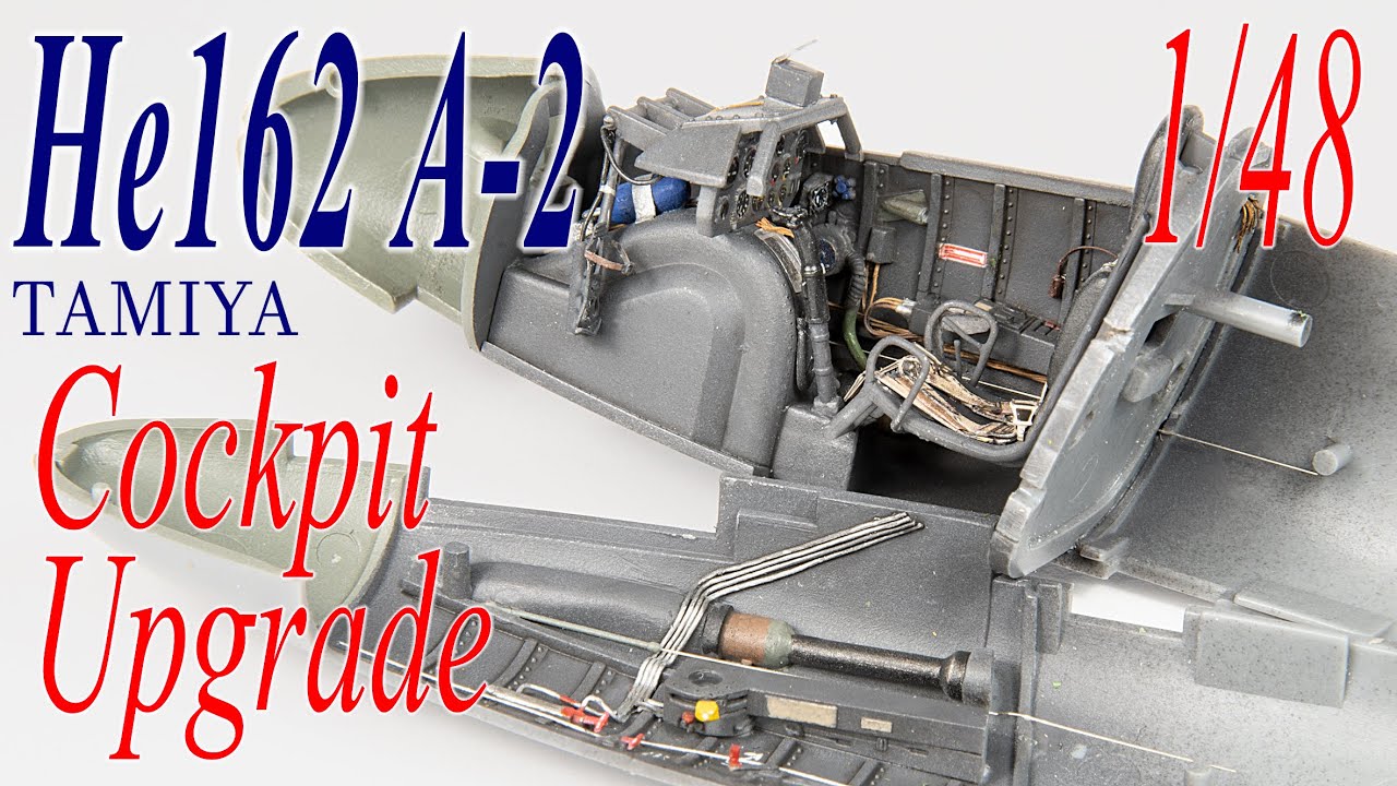Сборка кабины Heinkel He-162 в масштабе 1/48 Tamiya