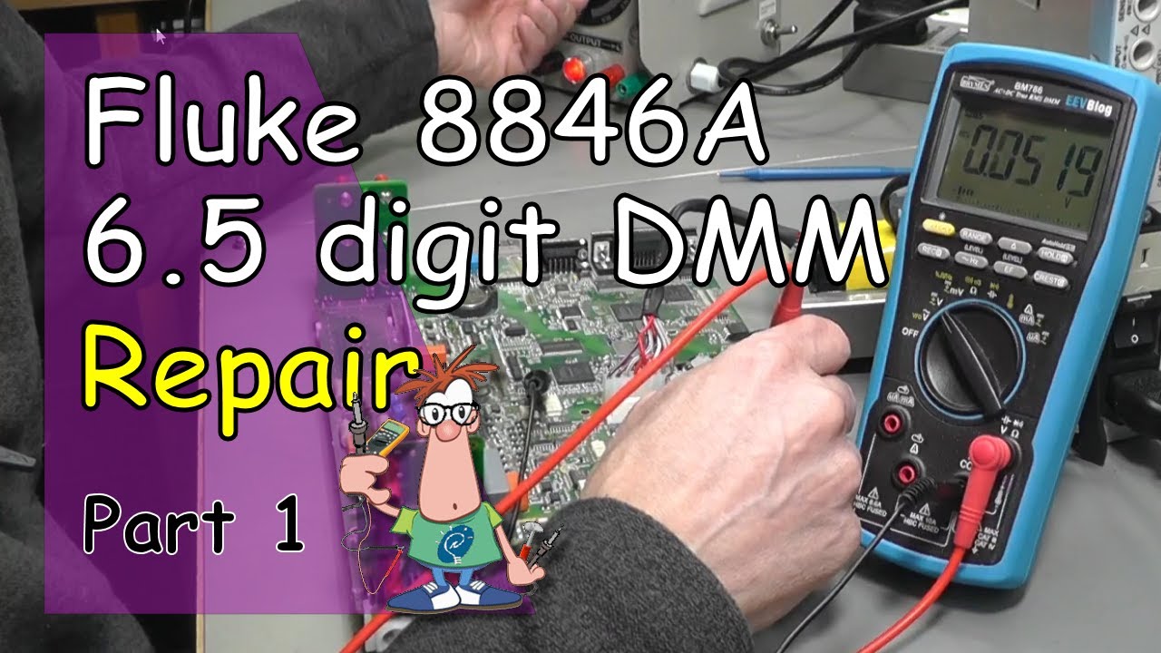 No.107 - Fluke 8846A 6.5 digit Multimeter Repair - Part 1